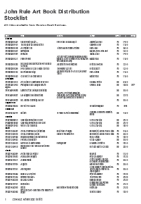 John Rule Current Stocklist